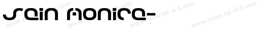 Sain Monica字体转换
